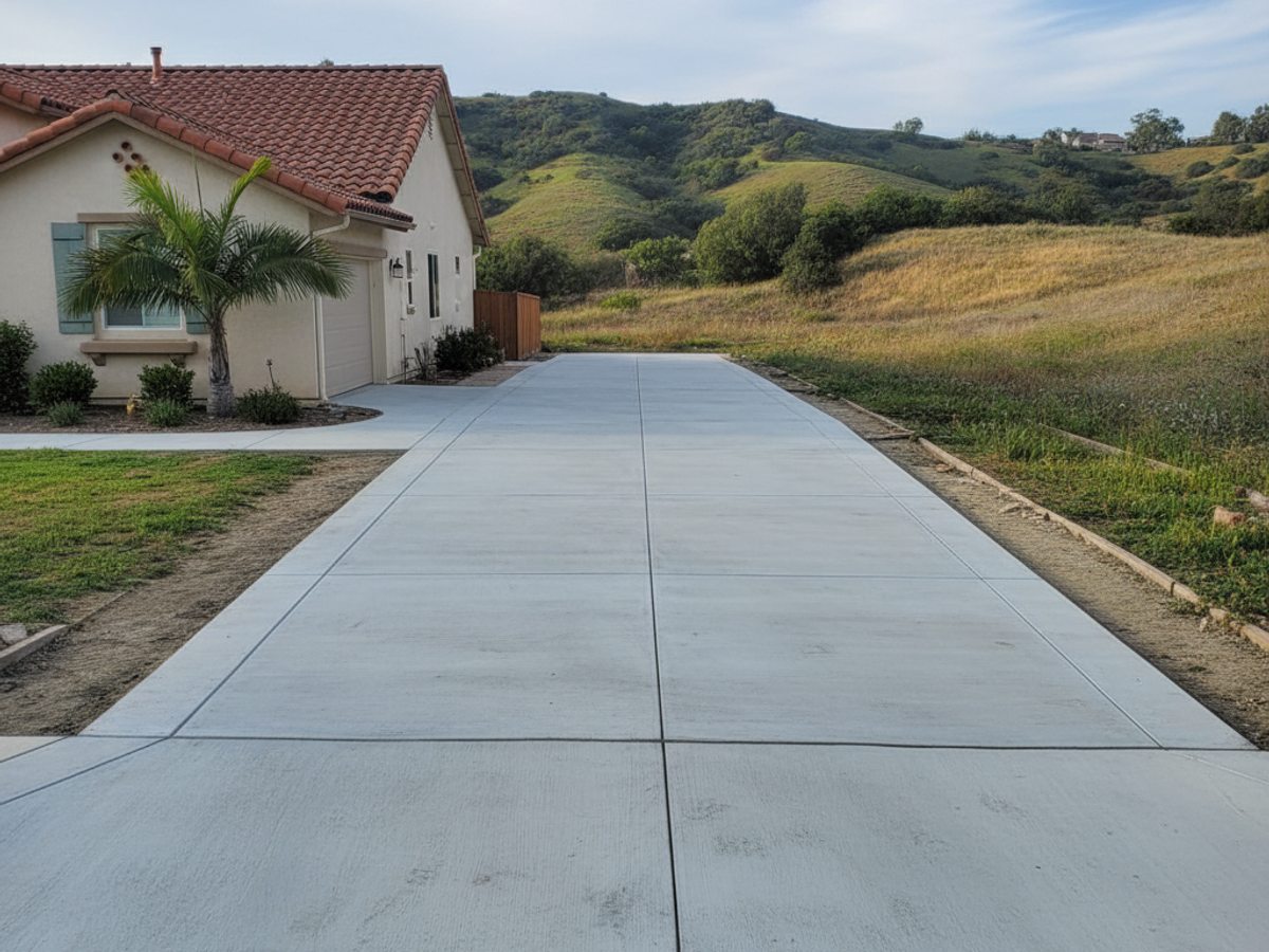 Concrete Patios completed by Heritage Concrete in Visalia, CA